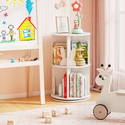 COSTWAY Kinderregal, Drehbares Bücherregal mit Hasen-Trennwänden, günstig online kaufen