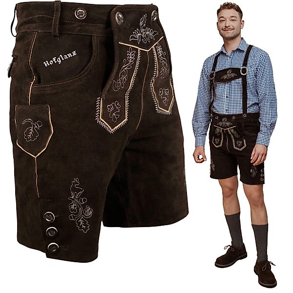 HOFGLANZ Trachtenlederhose Herren Lederhose, traditionelle Trachtenhose günstig online kaufen