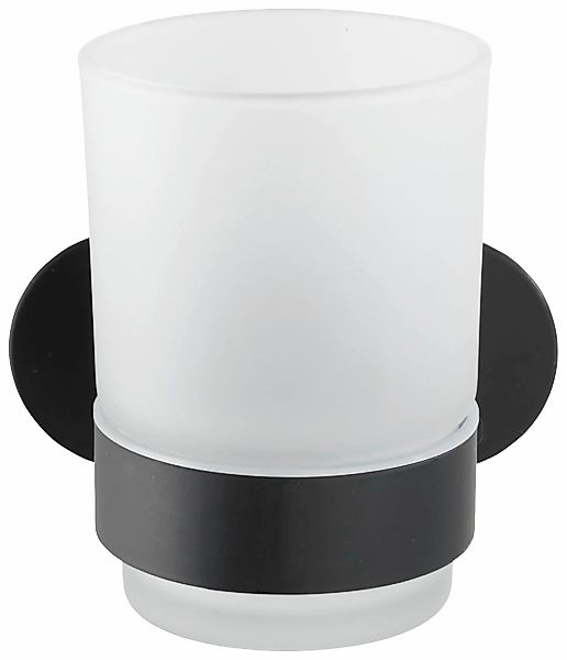 WENKO Zahnputzbecher "Orea" mit Wandhalterung ohne Bohren, Edelstahl, satin günstig online kaufen