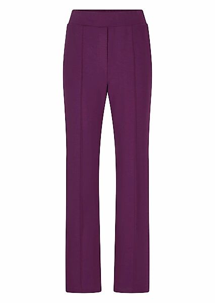 GOLDNER Chinohose "Jerseyhose VERA mit Biesen" günstig online kaufen