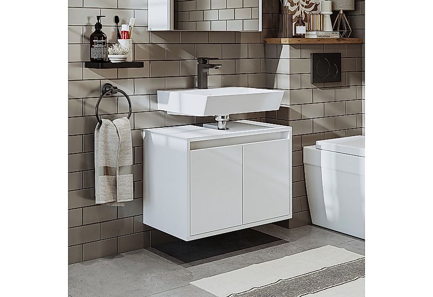 Roomart Badmöbel-Set, (Badezimmer Unterschrank HBT:45x65x35 cm Badmöbel Bed günstig online kaufen