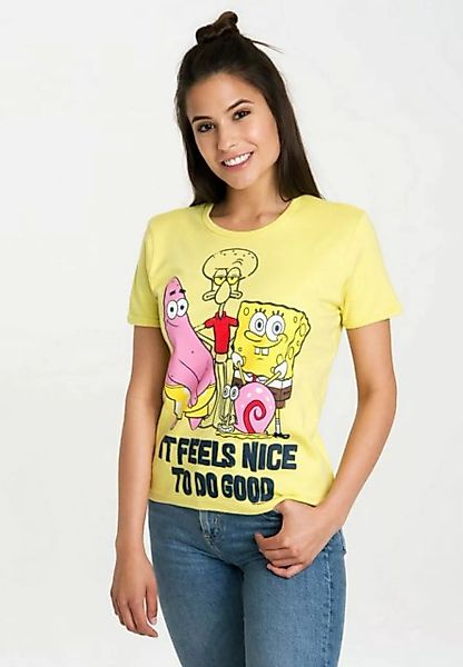 LOGOSHIRT T-Shirt Spongebob - It Feels Nice mit lizenziertem Originaldesign günstig online kaufen