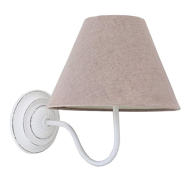 Grafelstein Wandleuchte Wandlampe MAISON weiß braun shabby chic Wandleuchte günstig online kaufen