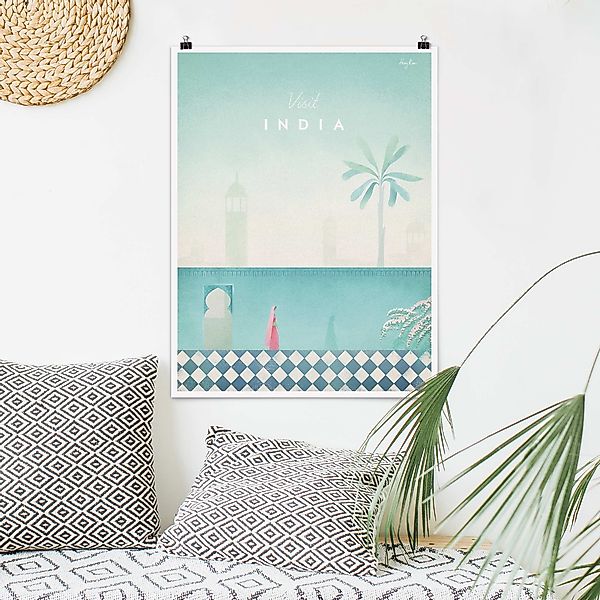 Poster - Hochformat Reiseposter - Indien günstig online kaufen