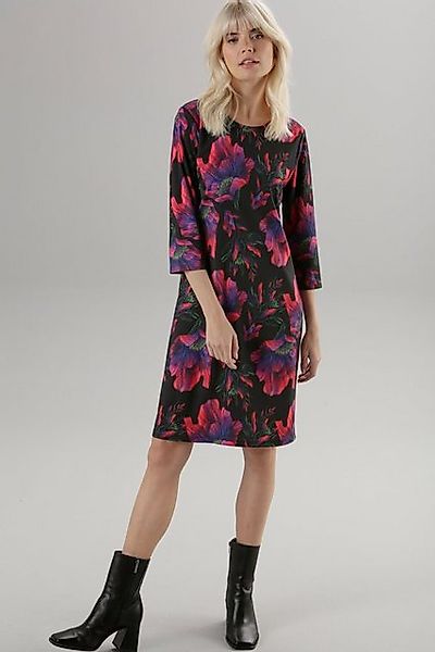 Aniston SELECTED Jerseykleid mit Blumendruck in Knallfarben günstig online kaufen