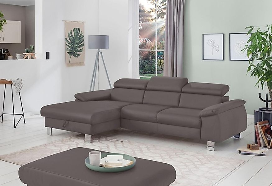 COTTA Polstergarnitur »Komaris L-Form, B: 242 bzw. 100 cm (Set: Ecksofa & H günstig online kaufen