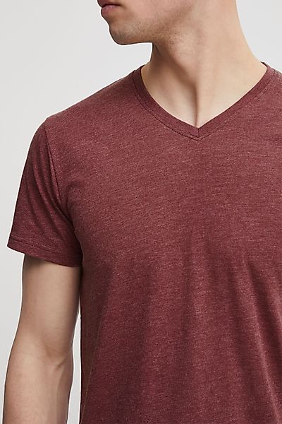 !Solid V-Shirt SDBedo Kurzarmshirt mit Melange günstig online kaufen