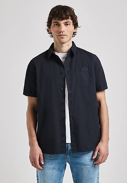 STREET ONE MEN Kurzarmhemd, mit Brusttaschen und Knopfleiste günstig online kaufen