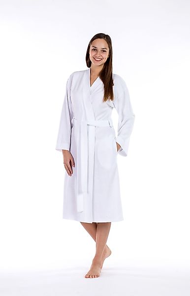 framsohn frottier Damenbademantel Jersey, Kurzform, Jersey, günstig online kaufen