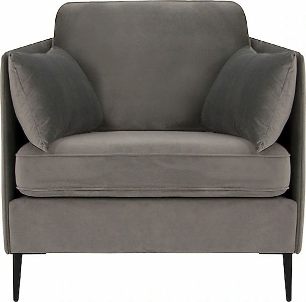 Home affaire Sessel »Light« inklusive loser Zierkissen, mit schmalen Armleh günstig online kaufen