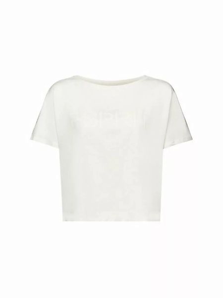 esprit sports T-Shirt Jersey-T-Shirt mit Logo (1-tlg) günstig online kaufen