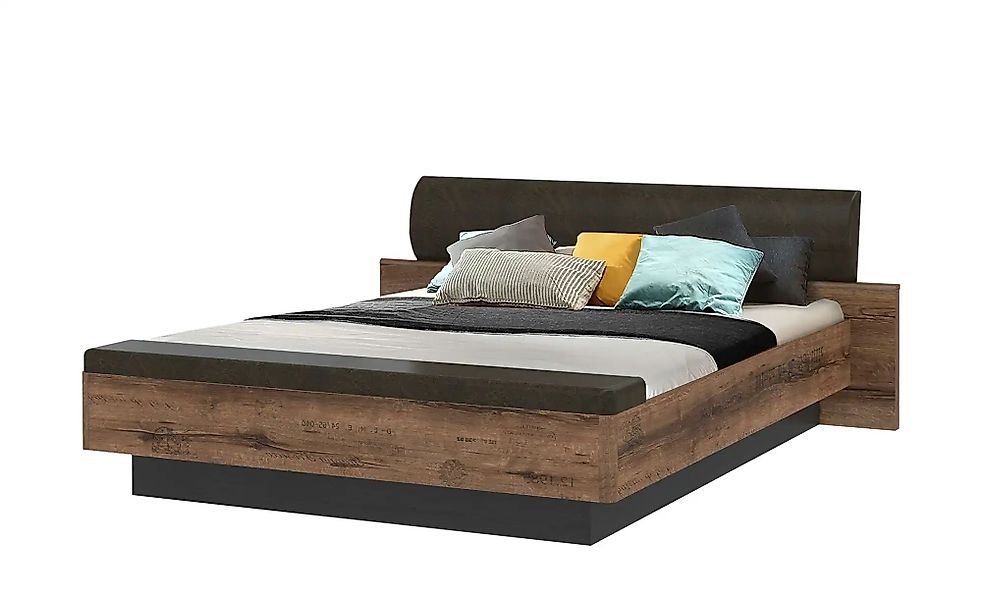 Bettgestell  Jedburgh ¦ holzfarben ¦ Maße (cm): B: 219,8 H: 90 T: 242.2 Bet günstig online kaufen
