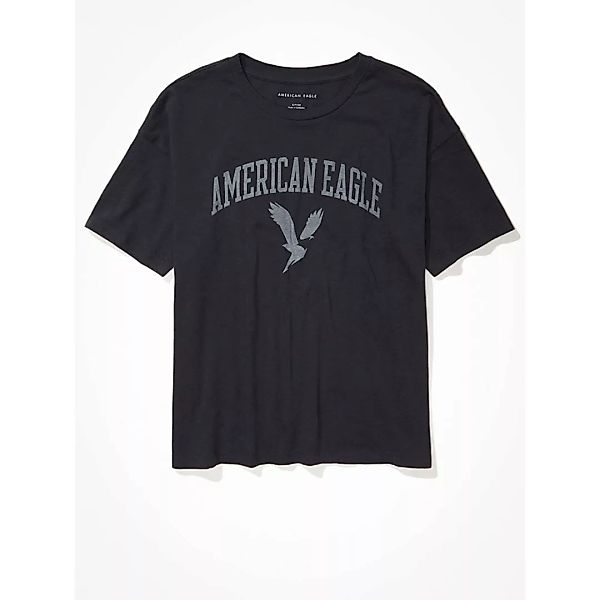 American Eagle Washed Graphic Kurzärmeliges T-shirt S Washed Black günstig online kaufen
