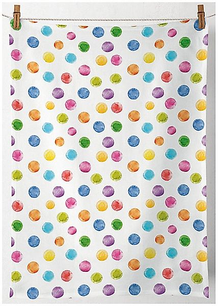 Ambiente® Geschirrtuch Polka Dots, (2-tlg., 2-teilig), günstig online kaufen