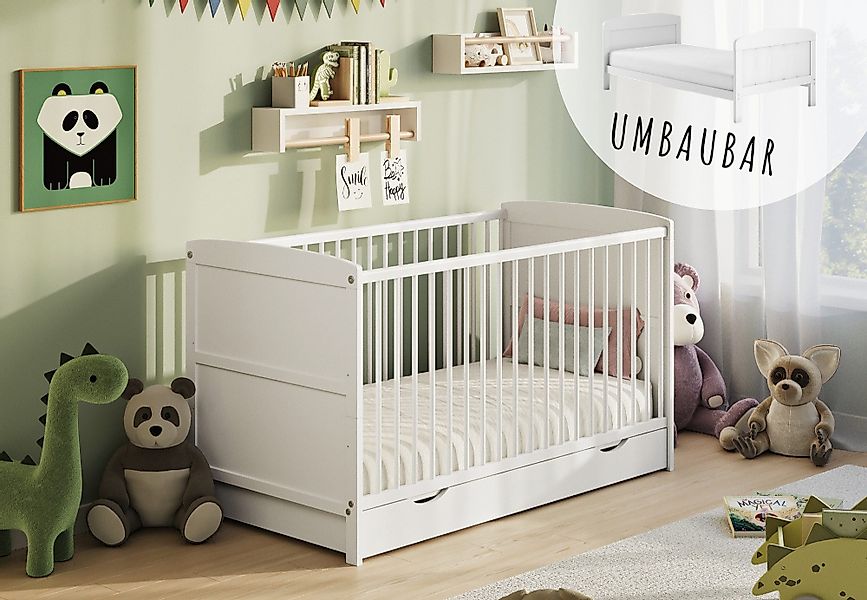 Kids Collective Babybett umbaubar zu Kinderbett günstig online kaufen