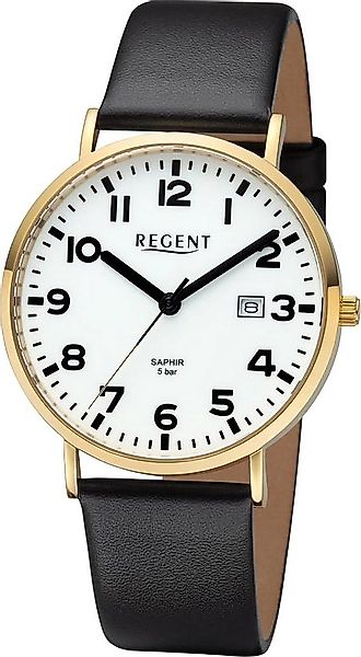 Regent Quarzuhr Regent Herren Armbanduhr Analog, (Analoguhr), Herren Armban günstig online kaufen