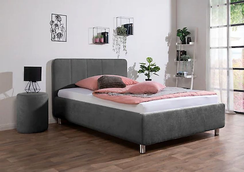 Maintal Polsterbett »Wiesenblick, in Samt &Struktur erhältlich« mit Bettkas günstig online kaufen