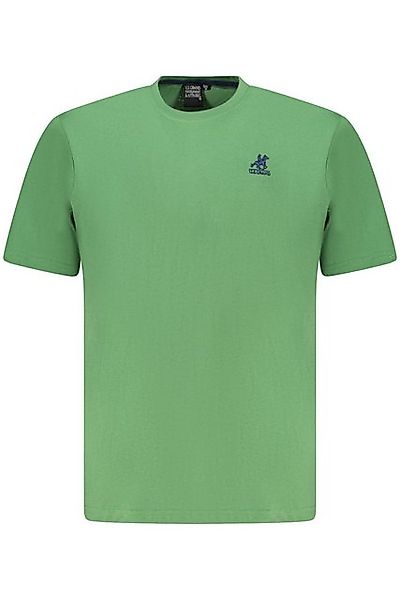 U.S. GRAND POLO T-Shirt Herren Kurzarm T-Shirt Grün mit Stickerei und günstig online kaufen