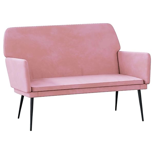 vidaXL Sitzbank Rosa 108x79x79 cm Samt 351385 günstig online kaufen