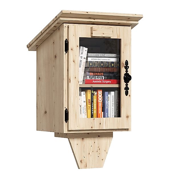 TWSOUL Bücherregal Kinderregal Holz Wandregal Hängeregal günstig online kaufen