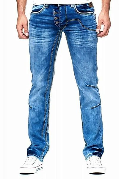 Rusty Neal Straight-Jeans in coolem Design günstig online kaufen