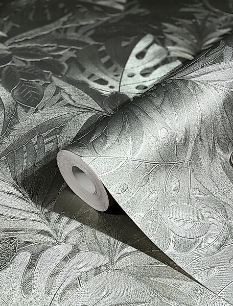 Marburg Vliestapete, floral, metallic, schimmernd, (1 günstig online kaufen