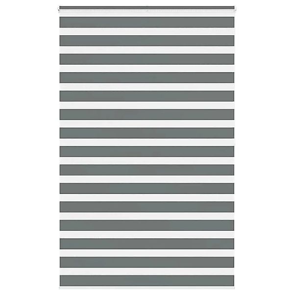 vidaXL Doppelrollo Dunkelgrau 140x200 cm Stoffbreite 135,9 cm Polyester 401 günstig online kaufen