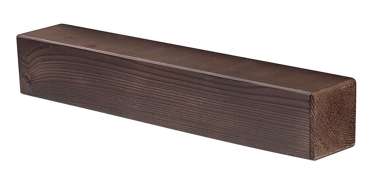 Levandeo® Wandregal, levandeo Wandregal Holz Massiv 60x10cm Nussbaum Farbig günstig online kaufen