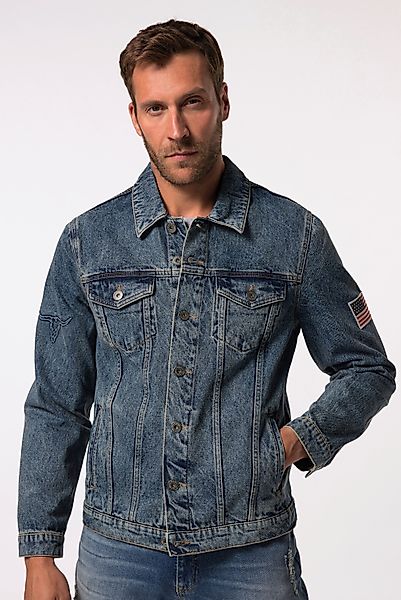 JP1880 Funktionsjacke JP 1880 Jeansjacke Badge günstig online kaufen