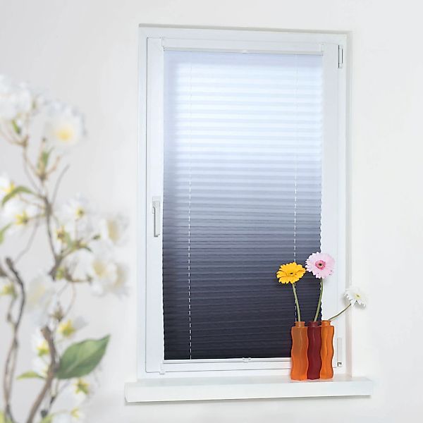 GARESA Plissee "Farbverlauf" Lichtschutz ohne Bohren verspannt einfache Mon günstig online kaufen