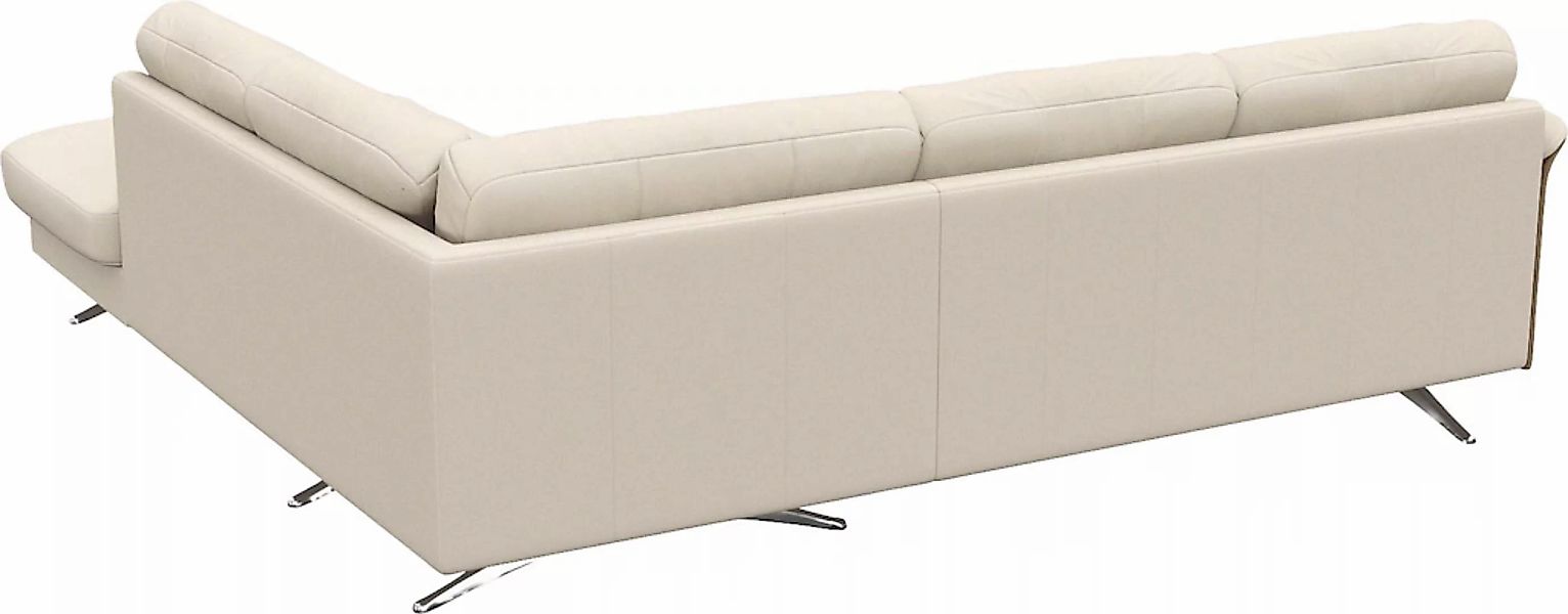 FLEXLUX Ecksofa "Glow, super bequem durch hochwertigem Sitzaufbau mit Feder günstig online kaufen