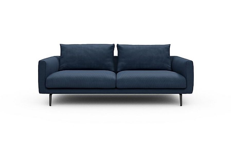 moebelfaktor Sofa Karl 3-Sitzer, Schlanker Rahmen, geneigte Armlehne, itali günstig online kaufen