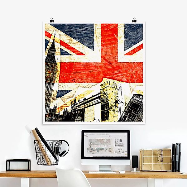 Poster Architektur & Skyline - Quadrat This is London! günstig online kaufen