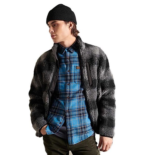 Superdry Sherpa Workwear Jacke L Black / Grey günstig online kaufen