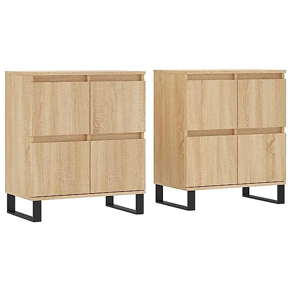 vidaXL Sideboards 2 Stk Sonoma-Eiche Holzwerkstoff 3190184 günstig online kaufen