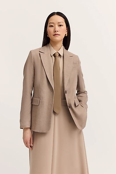 bugatti Kurzblazer "elegant & vielseitig", mit feinem Fischgrat-Muster günstig online kaufen