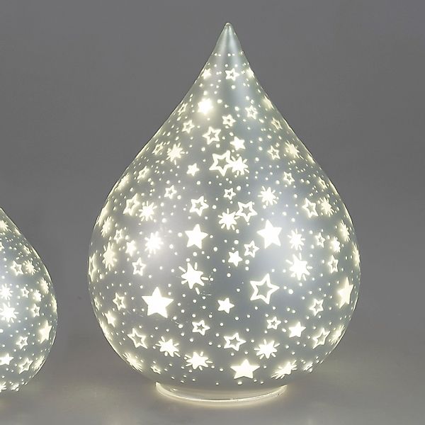 formano Nachttischlampe Silver Stars, Mit Timerfunktion, günstig online kaufen