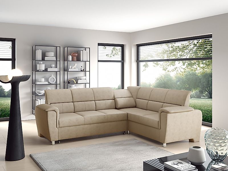 Fun Möbel Ecksofa Schlafsofa Sofa SALVADOR günstig online kaufen