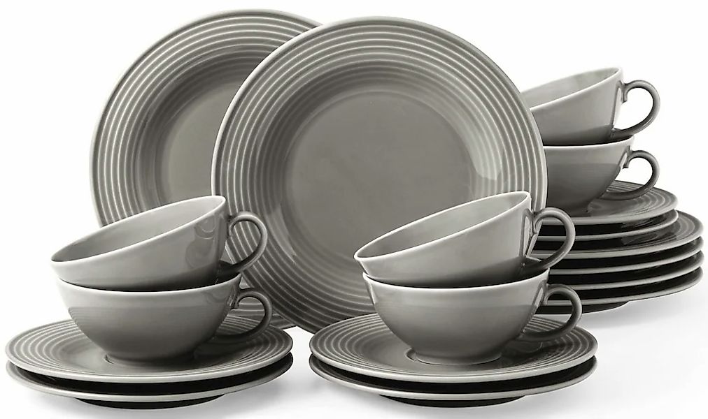 Seltmann Weiden Teeservice "Geschirr-Set Beat" Teller, Tassen, Untertassen, günstig online kaufen