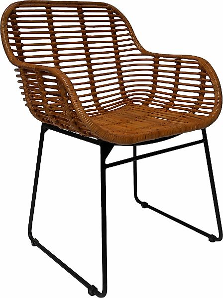 TOM TAILOR HOME Armlehnstuhl "T-RATTAN DINING CHAIR", (Set), 2 St., gerunde günstig online kaufen