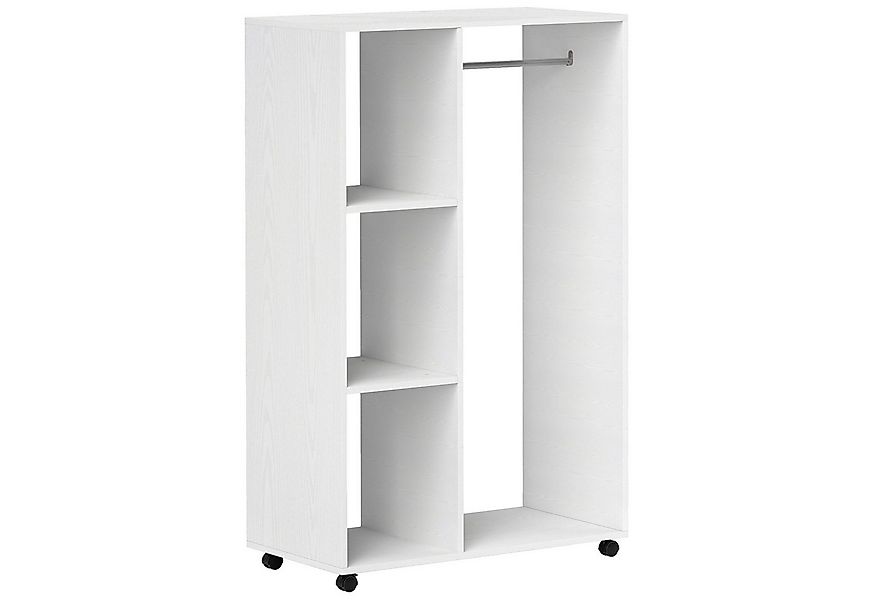 MC Star Kleiderschrank mobile Garderobe, 1 Kleiderstange, 3 Regale, Gardero günstig online kaufen