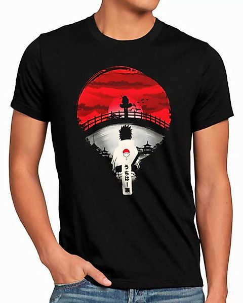 style3 T-Shirt Uchiha Night kakashi sasuke shikamaru kage naruto anime mang günstig online kaufen