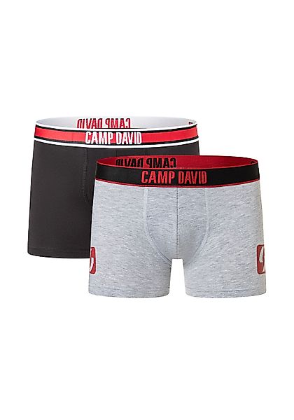 CAMP DAVID Boxershorts "casual" 2er Pack, mit elastischem Bund günstig online kaufen
