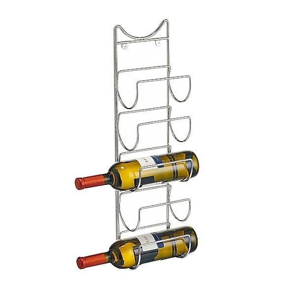 Zeller Present Ablageregal Wand-Flaschenhalter, 5 Flaschen, günstig online kaufen