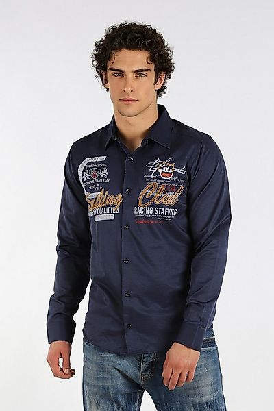 Megaman Jeans Langarmhemd Herren Langarmhemd Elegant und Sportlich Premium günstig online kaufen