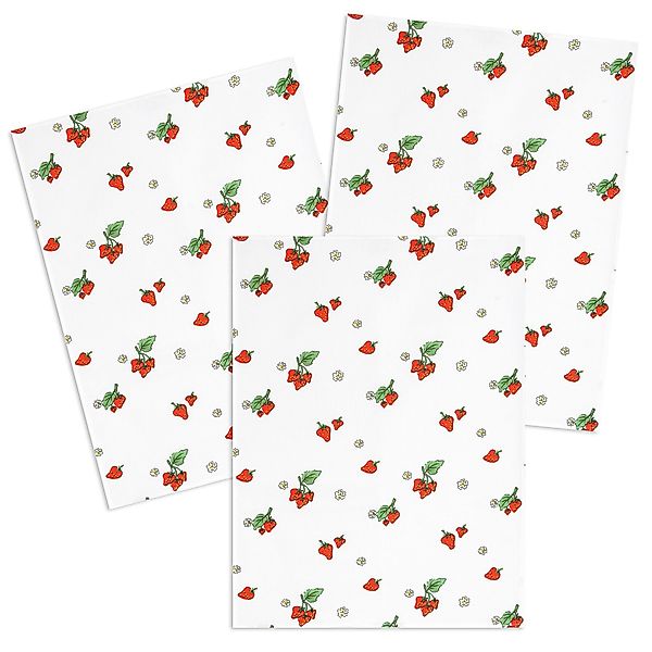 Kracht Geschirrtuch Erdbeere, (Set, 3-tlg., 3-teilig), günstig online kaufen