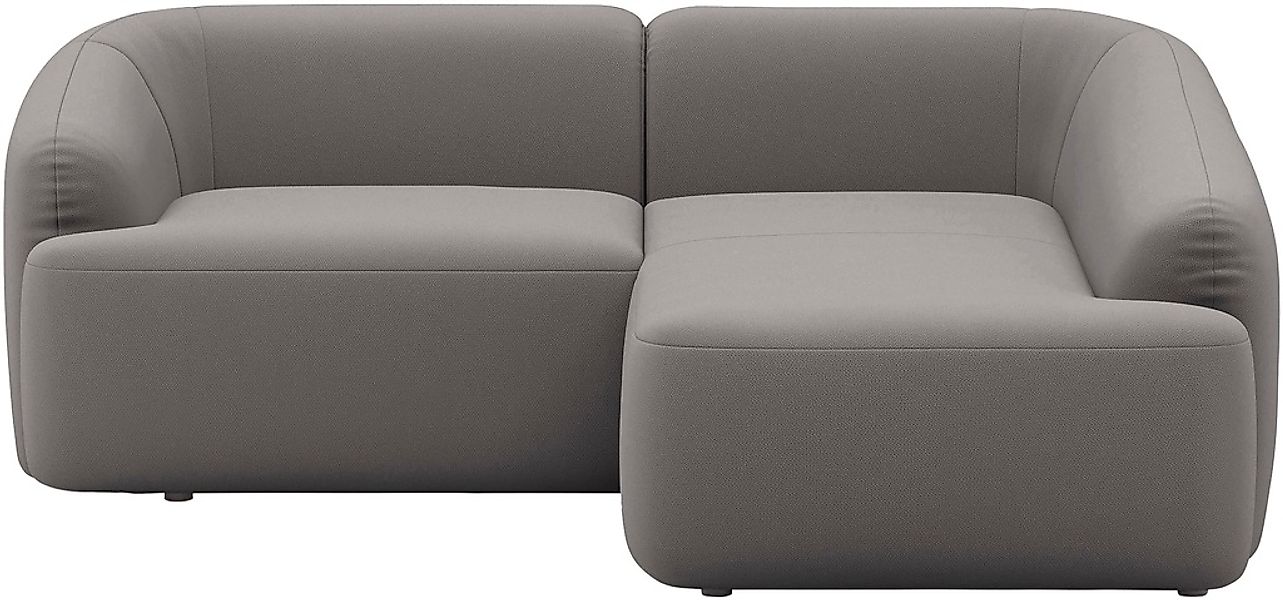 INOSIGN Ecksofa "Nergal, kompakte Stellmaße, Breite 216cm, organisches Desi günstig online kaufen
