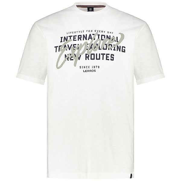 Lerros T-Shirt mit Print Farbe weiß Größe: 5XL günstig online kaufen