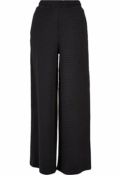 URBAN CLASSICS Stoffhose "Urban Classics Damen Ladies Quilte Wide Leg Sweat günstig online kaufen