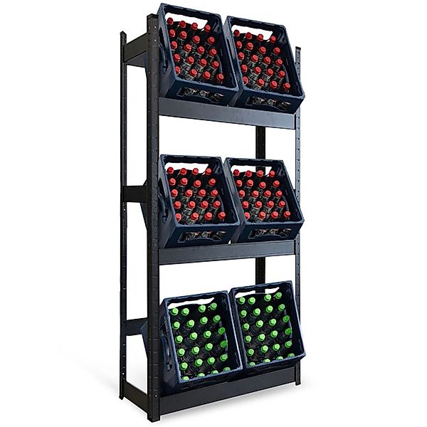 KARAT Flaschenkastenständer Osaka Getränkekistenregal für 6 Kästen 200 x 80 günstig online kaufen